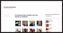 Desktop Screenshot of chatte-bouillante.com